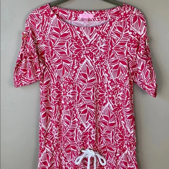 Lilly Pulitzer Pink and White Dress - Picture 2 of 9